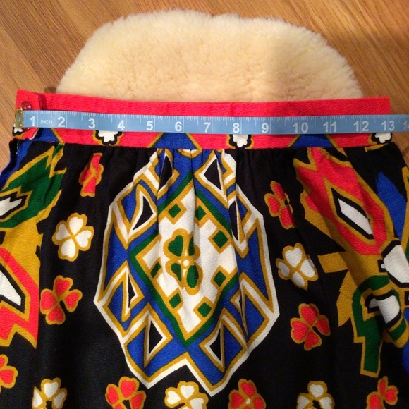 Vintage Alex Colman bright patterned maxi skirt - Picture 9 of 10